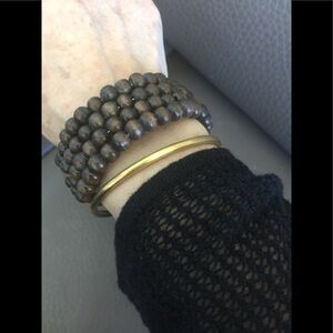 Fun Wooden Wire Wrap Bracelet